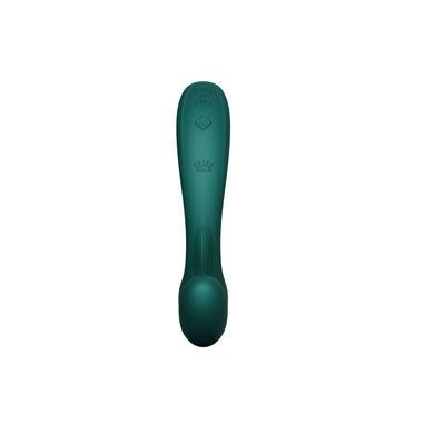Вібратор-пульсатор з вакуумною насадкою Zalo &ndash; Talis G-Spot PulseWave Vibrator Turquoise Green