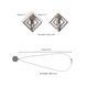 Затискачі для сосків з важкою підвіскою LOCKINK Adjustable Nipple Clamps with Heavy Pendant, під срібло