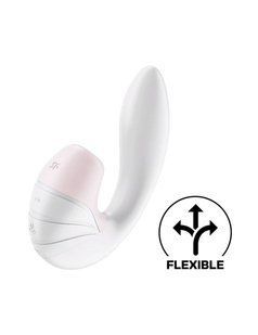 Вакуумний вібратор Satisfyer Supernova White, 2 положення стовбура