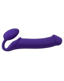 Безремінний страпон Strap-On-Me Violet XL, повністю регульований, діаметр 4,5 см, Фіолетовий