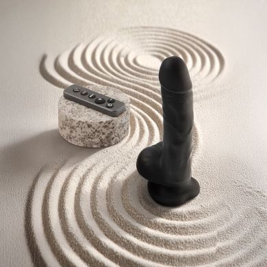 Фаллоимитатор с вибрацией и ротацией Strap-On-Me Rotating & Vibrating Realistic Dildo &ndash; L &ndash; Black