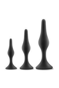 Набор анальных пробок Blush Luxe Beginner Plug Kit Black