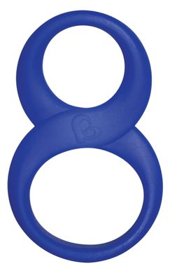 Эрекционное кольцо Rocks Off 8 Ball Blue для члена и мошонки, эластичное