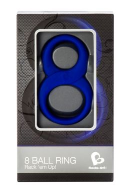 Эрекционное кольцо Rocks Off 8 Ball, Синій, Синій