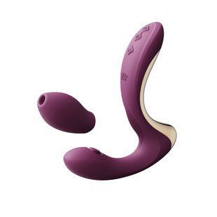 Вібратор-пульсатор з вакуумною насадкою Zalo &ndash; Talis G-Spot PulseWave Vibrator Velvet Purple
