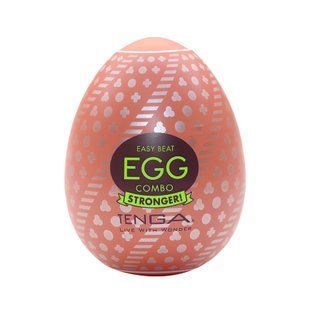 Мастурбатор-яйцо Tenga Egg Combo, плотный TPE, пробник лубриканта 5 мл