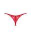 Трусики с доступом Obsessive Ingridia crotchless thong M/L, красные