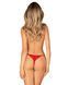 Трусики с доступом Obsessive Ingridia crotchless thong M/L, красные