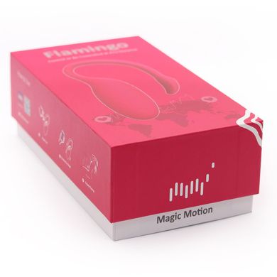 Смарт-віброяйце Magic Motion Flamingo зі стимулятором клітора, 3 види вправ Кегеля, Рожевий