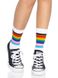 Шкарпетки жіночі в смужку Leg Avenue Pride crew socks Rainbow, 37–43 розмір