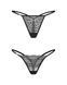 Набір трусиків Obsessive Clara 2-pack thong S/M