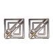 Затискачі для сосків з легкою підвіскою LOCKINK Adjustable Nipple Clamps with Light Pendant, сріблясті