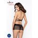 Прозора сорочка з відкритою спиною Passion MARESOL CHEMISE XXL/XXXL, black, трусики, Чорний, XXL/XXXL, Чорний