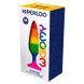 Силіконова анальна пробка Wooomy Hiperloo Silicone Rainbow Plug M, діаметр 2,9 см, довжина 11 см, Радуга