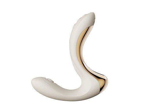 Вібратор-пульсатор з вакуумною насадкою Zalo &ndash; Talis G-Spot PulseWave Vibrator Ivory White