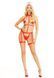 Костюм медсестры Leg Avenue 2PC Vegan Leather Nurse Harness Teddy and Headband Red L, шапочка