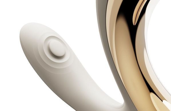 Вібратор-пульсатор з вакуумною насадкою Zalo &ndash; Talis G-Spot PulseWave Vibrator Ivory White