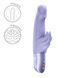 Вибратор-кролик Fun Factory Wicked Angel Purple, 10 режимов, работает от батареек