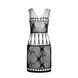 Бодистокинг — мини-платье с бабочками Passion BS090 black