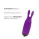Віброкуля Adrien Lastic Pocket Vibe Rabbit Purple зі стимулювальними вушками, Фіолетовий, Фіолетовий