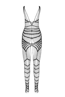 Бодістокінг Passion BS102 One Size, black, велика сітка, відкритий доступ