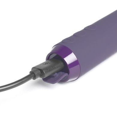 Мінівібратор Je Joue - Classic Bullet Vibrator Purple з глибокою вібрацією і фіксацією на палець, Фіолетовий