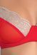 Распродажа!!! Комплект белья LORAINE SET red L/XL - Passion Exclusive: лиф, стринги, пояс для чулок, S/M, Красный