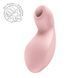 Вакуумный стимулятор с вибрацией Fun Factory Luna Soft Pink, 12 режимов вибрации, 11 уровней вакуума