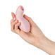 Вакуумный стимулятор с вибрацией Fun Factory Luna Soft Pink, 12 режимов вибрации, 11 уровней вакуума
