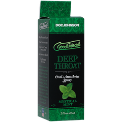 Спрей для минета Doc Johnson GoodHead DeepThroat Spray – Mystical Mint 59 мл для глубокого минета