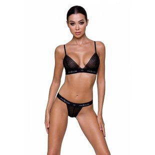 Комплект білизни Passion Exclusive GLAMISS SET XXL/XXXL, black, XXL/XXXL