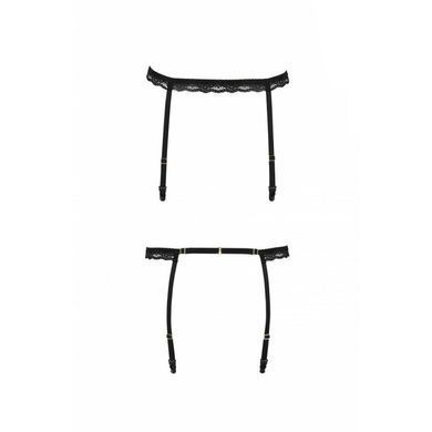 Пояс-стрепи для панчіх Passion Exclusive SHELLY GARTER BELT L/XL, black, L/XL