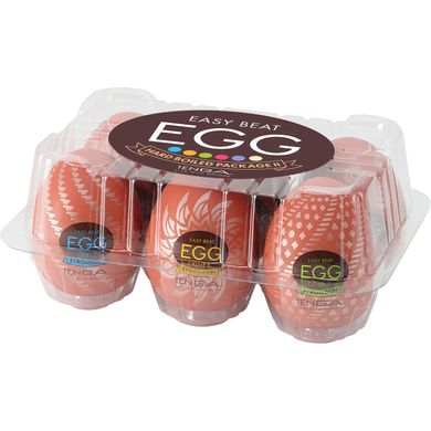 Набір мастурбаторів-яєць Tenga Egg Hard Boilded II Pack (6 яєць)