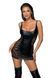 Платье с кружевными вставками Noir Handmade F229 Powerwetlook dress with lace inserts, 3XL
