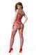 Бодістокінг Passion BS102 One Size, red, велика сітка, відкритий доступ