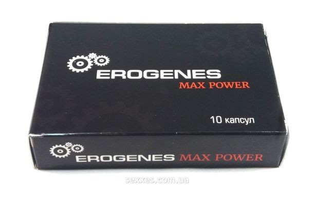 Препарат для потенции Erogenes Max Power БАД (1 капсула)