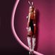 Еротичний костюм зайчика "Милашка Джейн" One Size, сукня, вушка, панчохи, трусики, браслети і чокер, Черный/розовый, S/M
