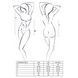 Боді Passion CHARMING BODY L/XL, black, Чорний, L/XL, Чорний