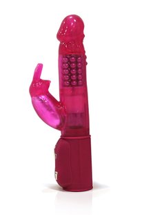 Вібратор-кролик Dorcel Orgasmic Rabbit Pink з перлинним масажем, Рожевий