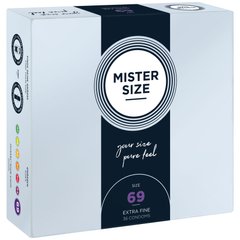 Презервативи Mister Size - pure feel - 69 (36 condoms), товщина 0,05 мм