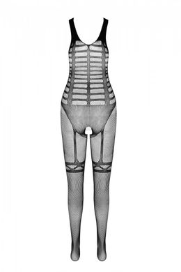 Сітчастий тілесний бодістокінг-боді з симетричним малюнком Casmir CA005, Тілесний