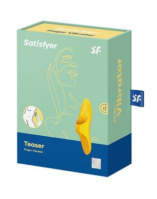 Вибратор на палец Satisfyer Teaser Dark Yellow