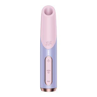 Вакуумный стимулятор Satisfyer Bold Kiss Violet, магнитная технология 3D Air Pulse, 30 режимов работы