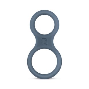 Эрекционное кольцо Boners Classic Cock & Ball Ring - Grey