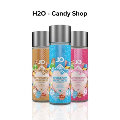 Лубрикант на водній основі System JO H2O — Candy Shop — Bubblegum (60 мл) без цукру та парабенів