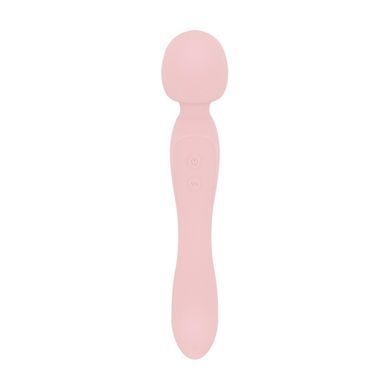 Двосторонній масажер-вібратор Good Vibes Only &ndash; SIMI Double-Sided Wand Vibrator Soft Silicone &ndash; Pink