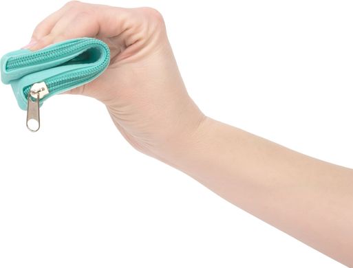 Сумка для зберігання секс-іграшок PowerBullet - Silicone Storage Zippered Bag Teal