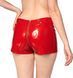 Лакированные шортики на молнии Art of Sex - Jarina, цвет красный, размер L