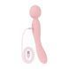 Двосторонній масажер-вібратор Good Vibes Only &ndash; SIMI Double-Sided Wand Vibrator Soft Silicone &ndash; Pink