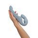 Безремневой страпон с вибрацией Fun Factory SHARE VIBE PRO cool grey, регулируемый